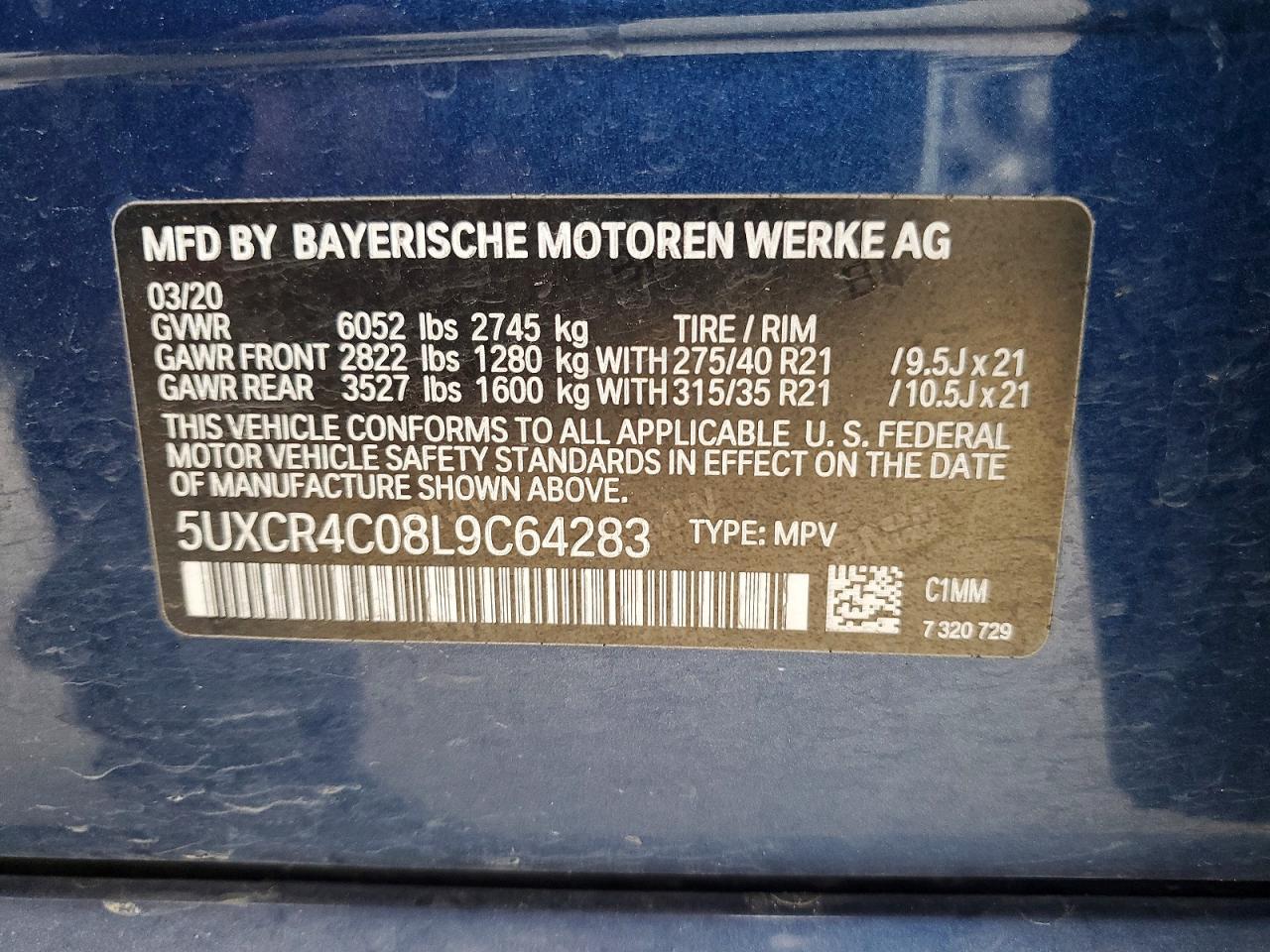 2020 BMW X5