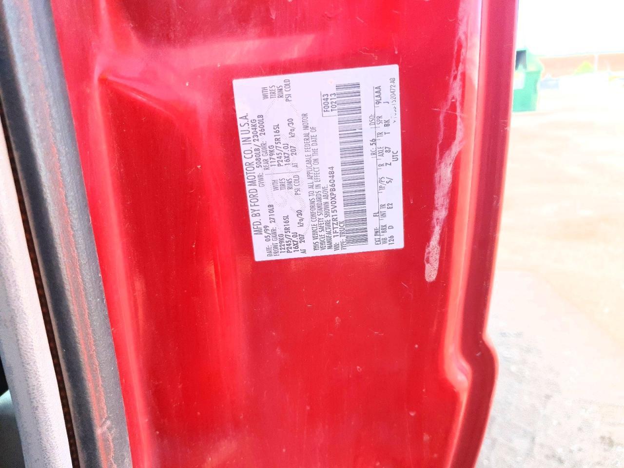 1999 FORD RANGER