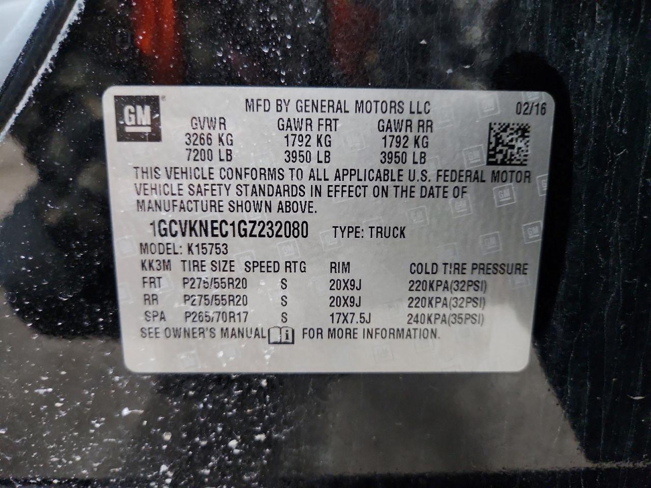 2016 CHEVROLET Silverado