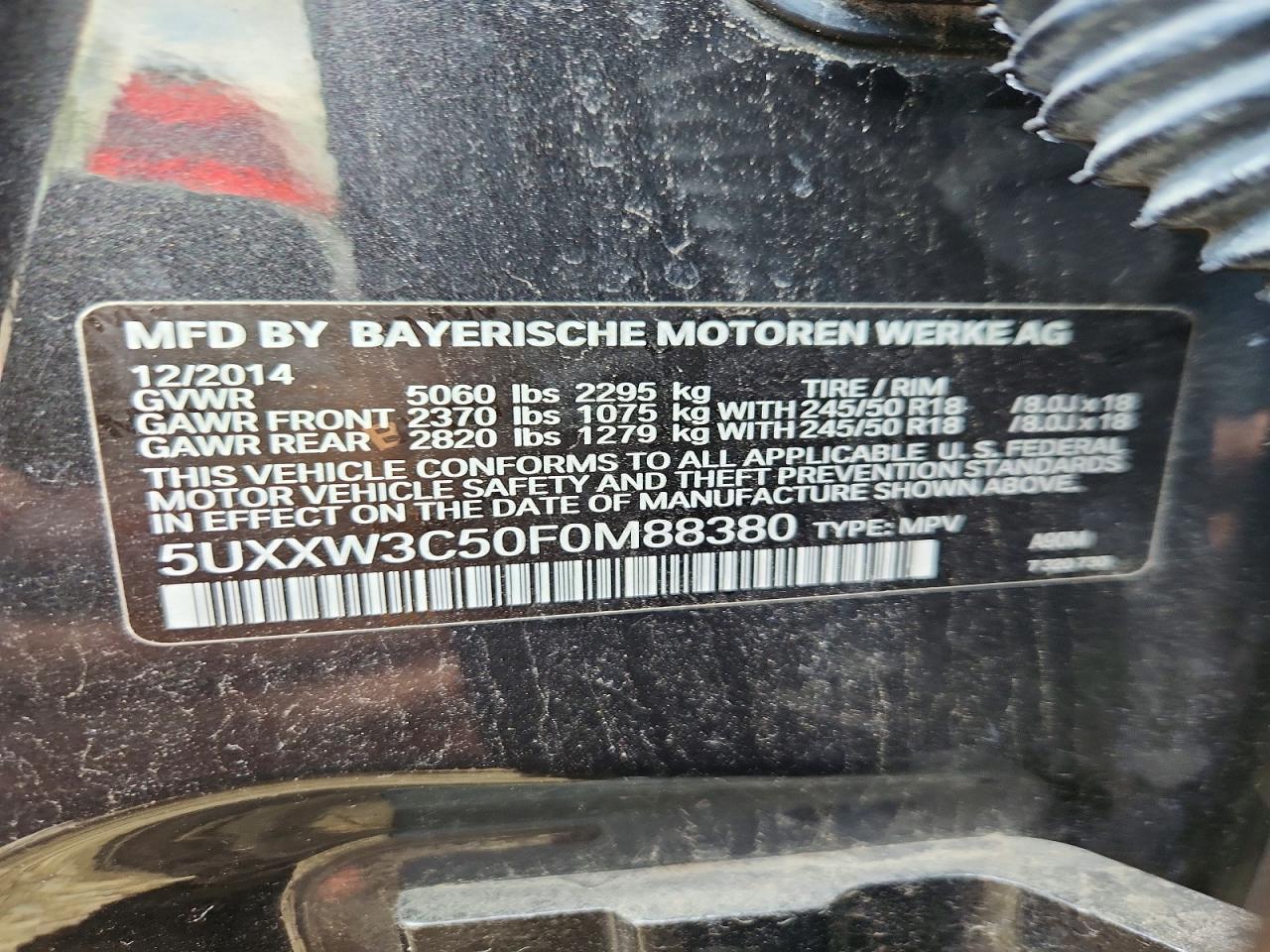 2015 BMW X4