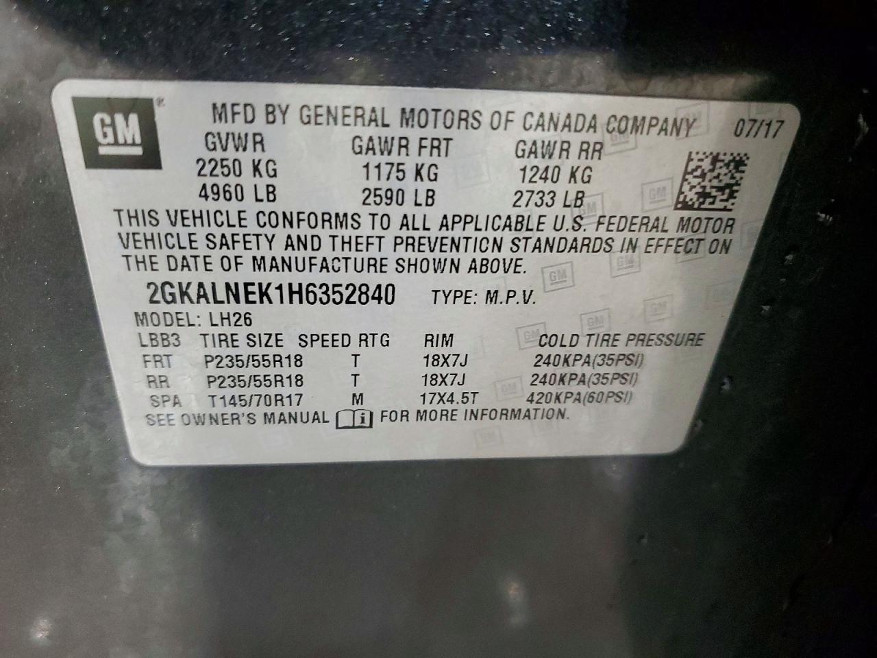 2017 GMC Terrain