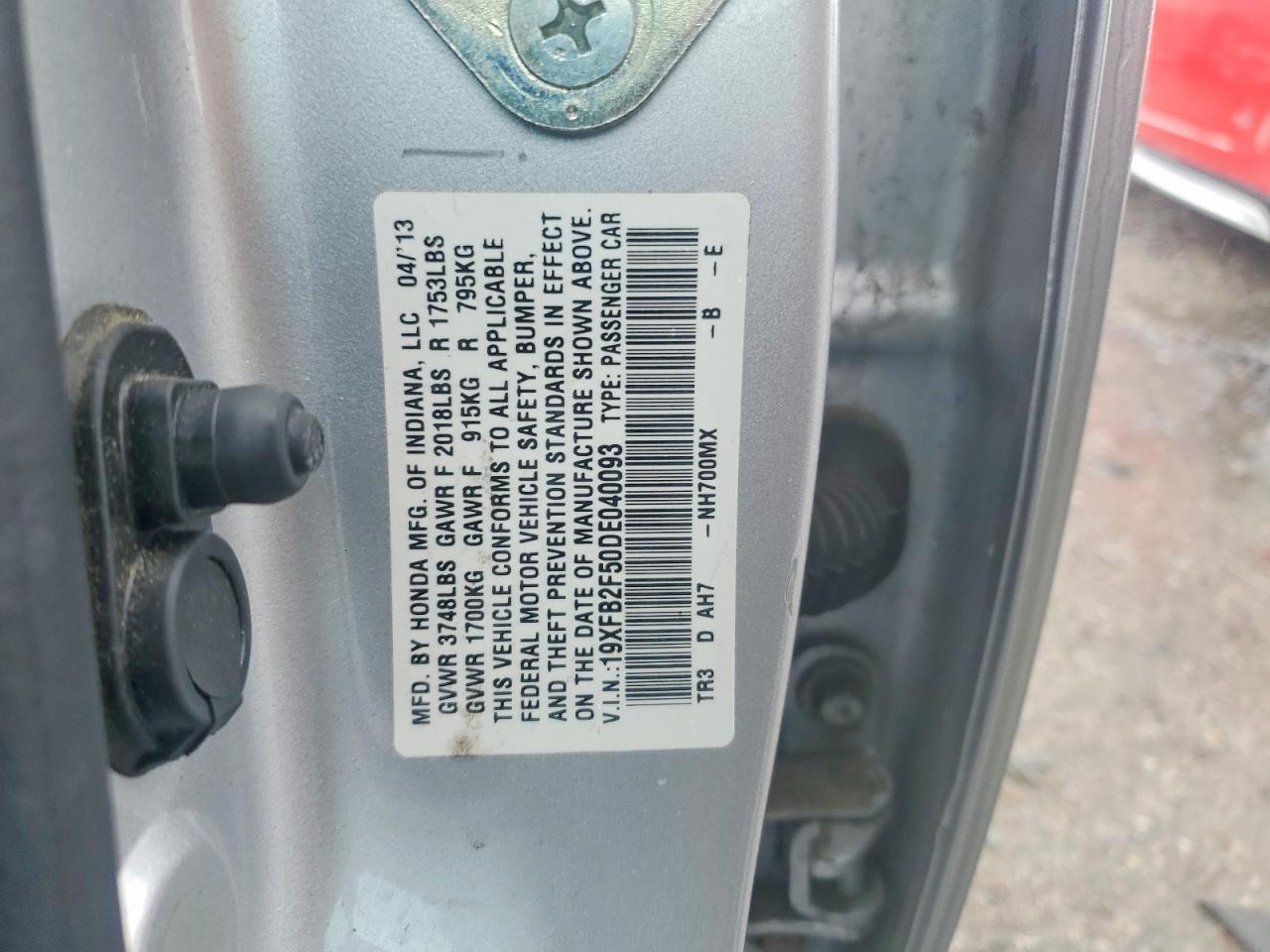 2013 HONDA CIVIC