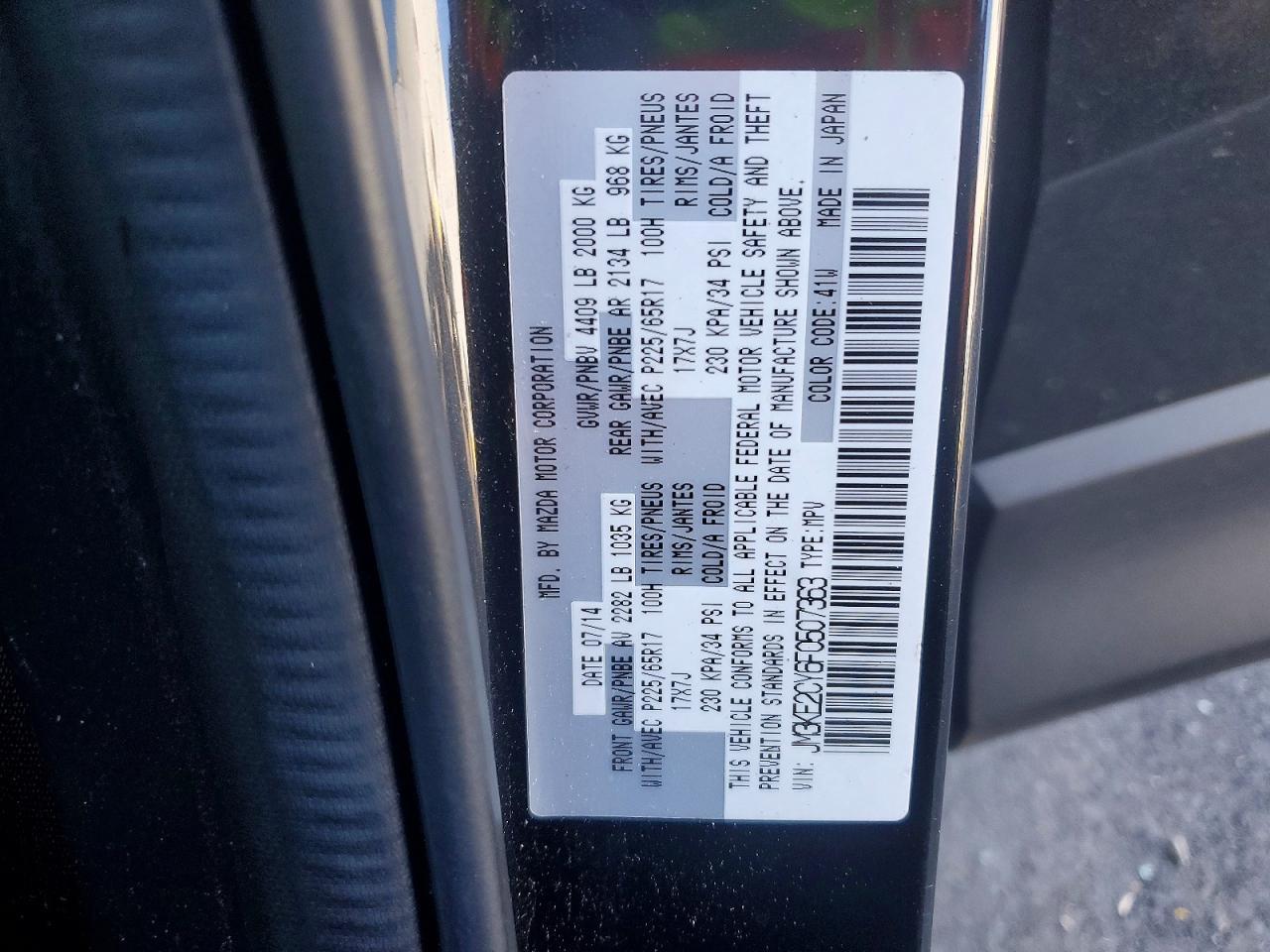 2015 MAZDA CX-5