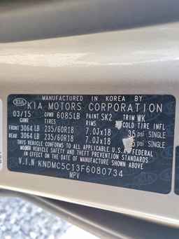 2015 KIA SEDONA