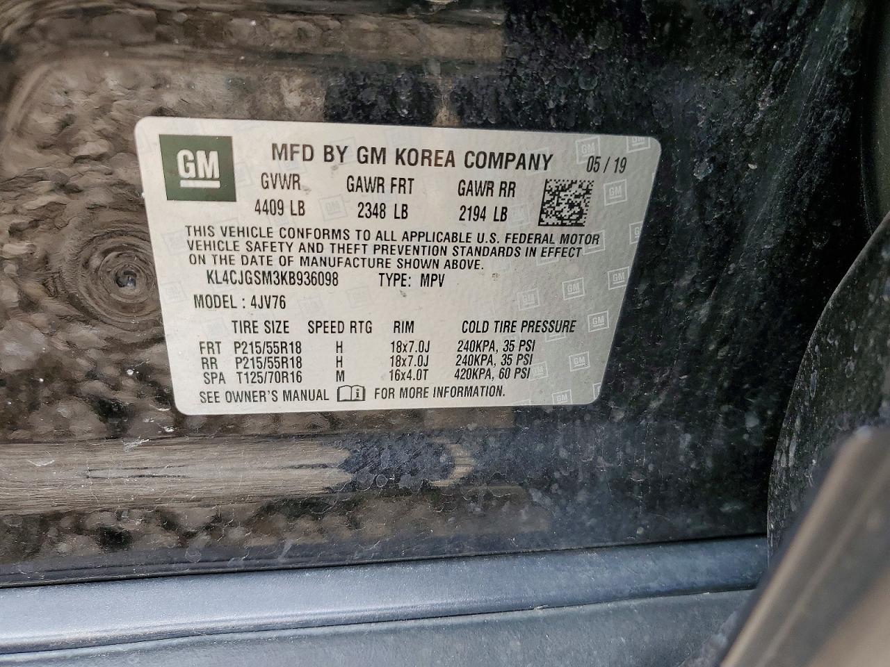 2019 BUICK ENCORE