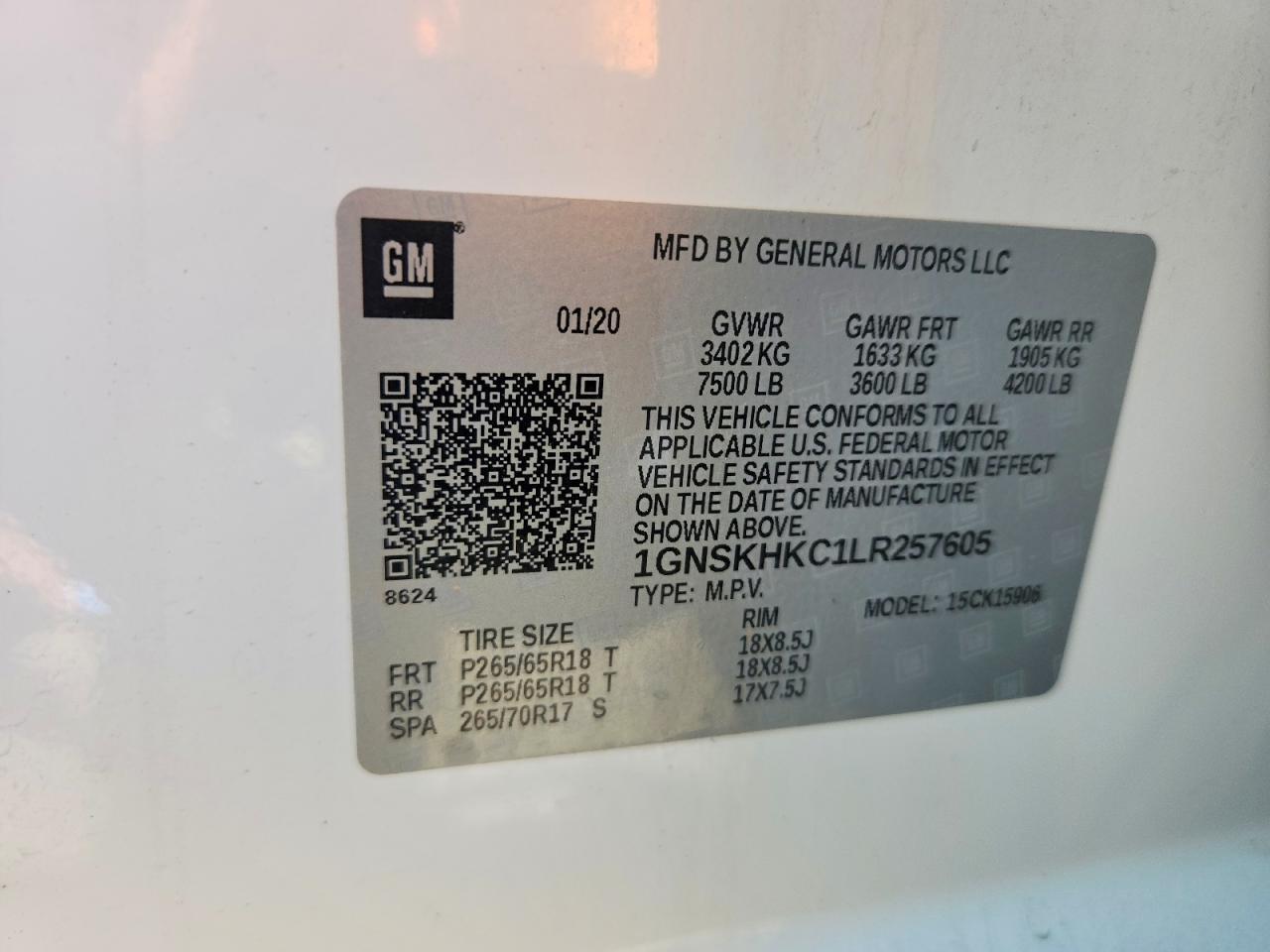 2020 CHEVROLET Suburban