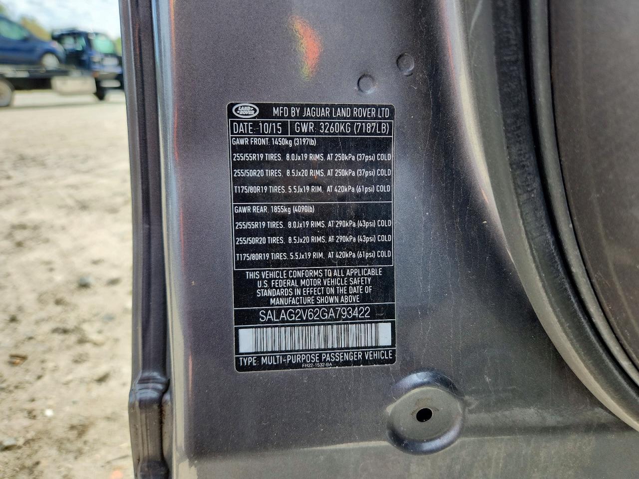 2016 LAND ROVER LR4