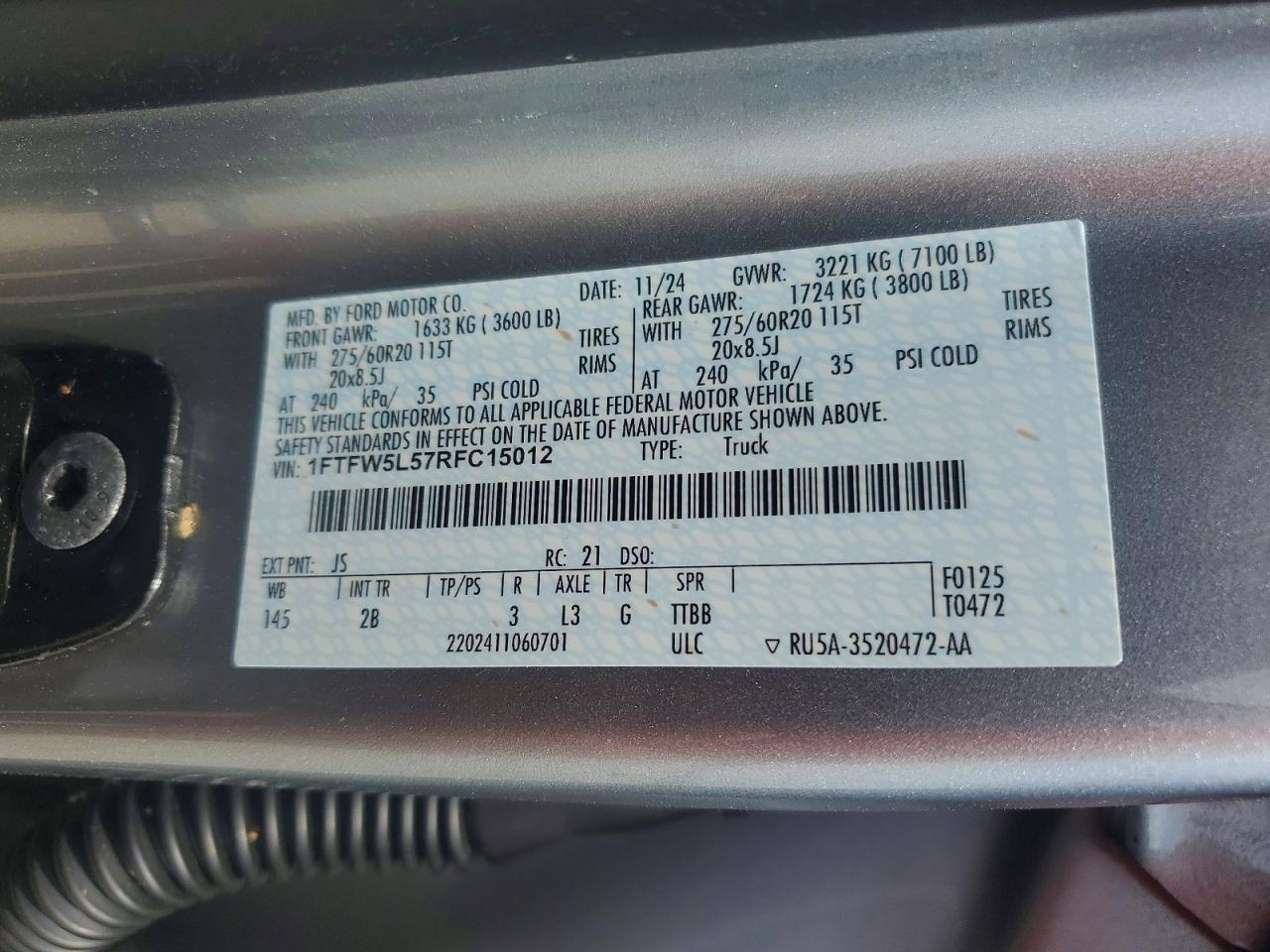 2024 FORD F-150 Lightning