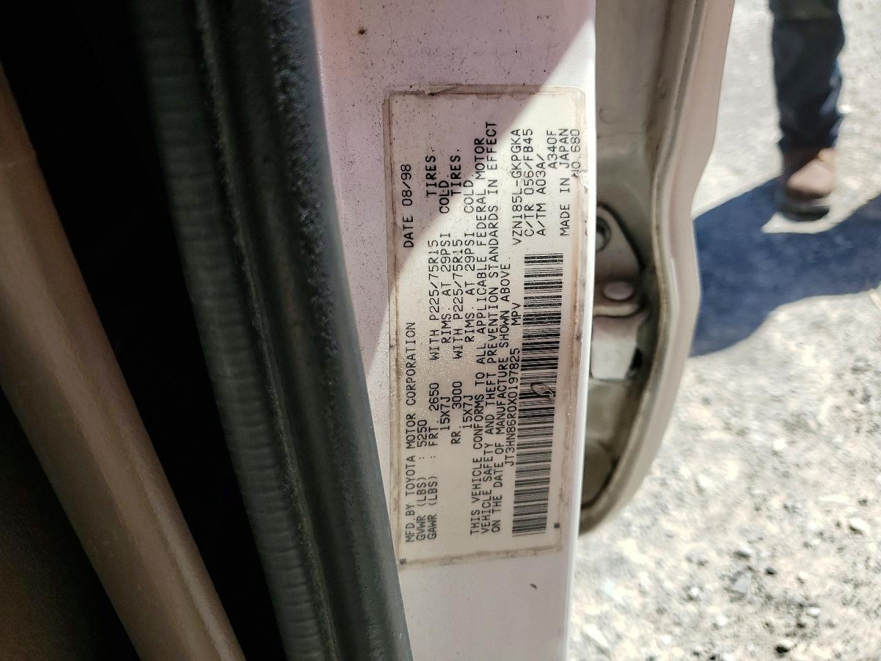 1999 TOYOTA 4Runner