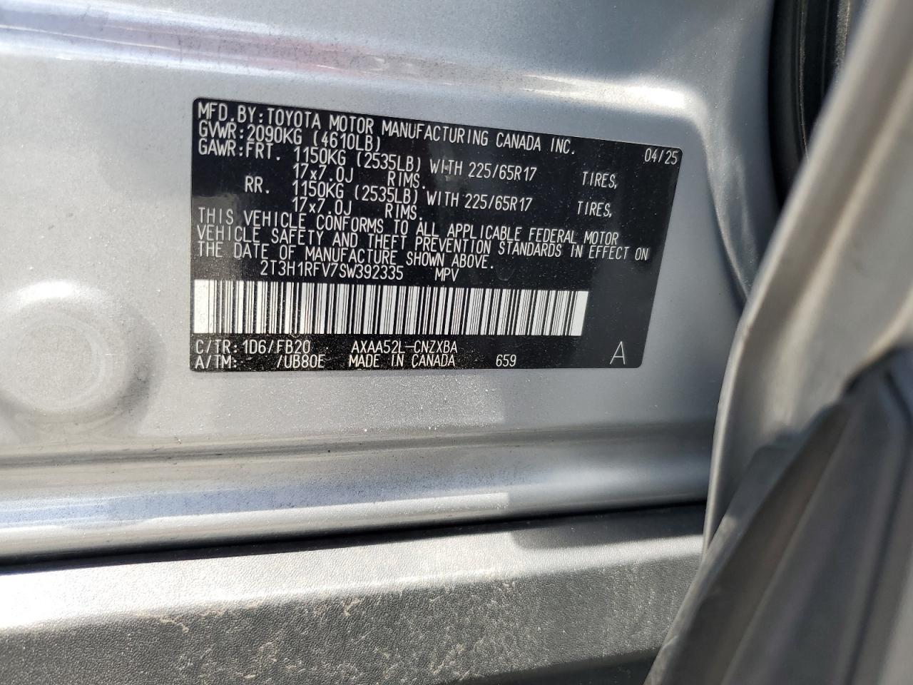 2025 TOYOTA RAV4