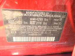 2011 HYUNDAI SONATA