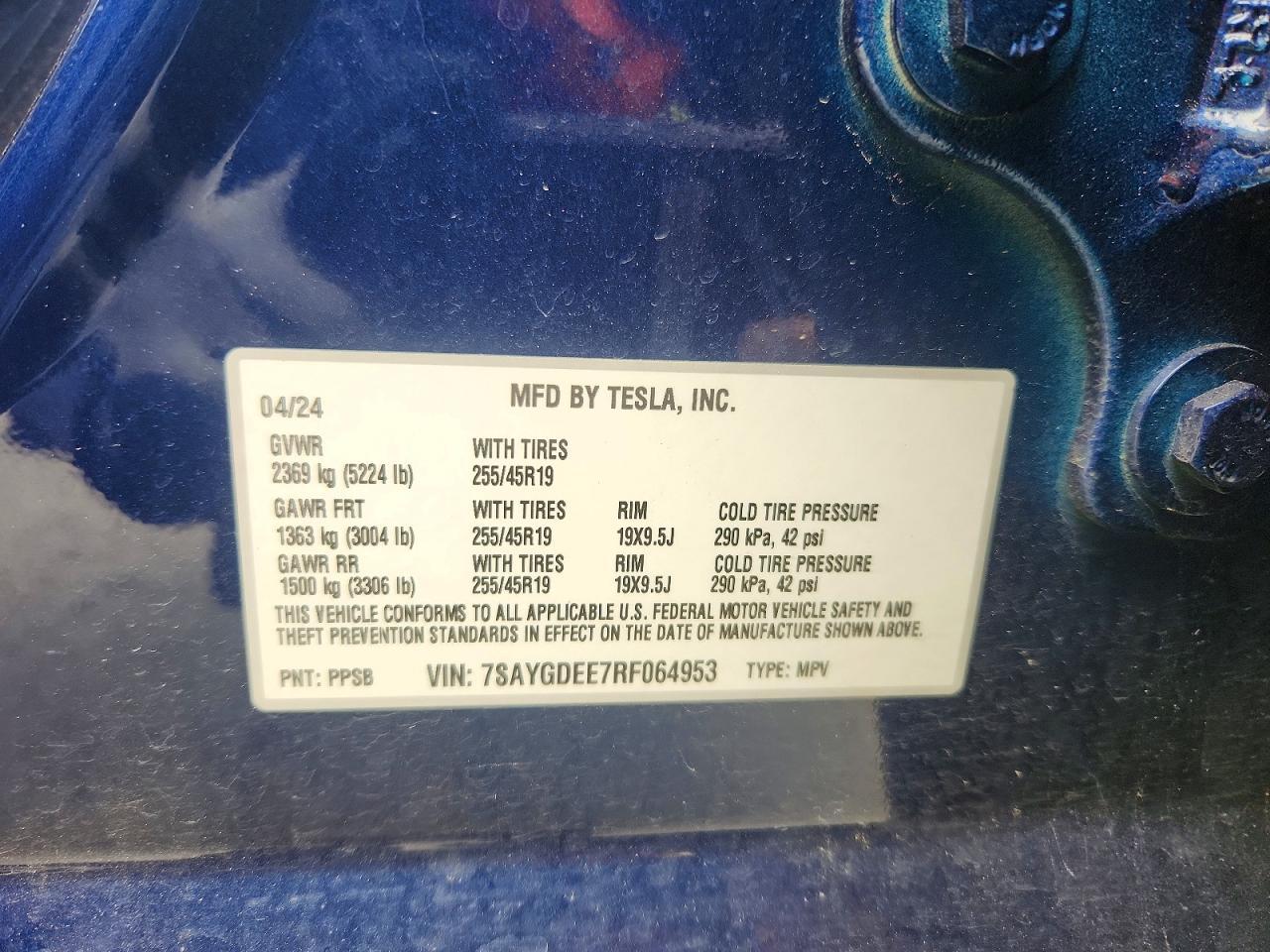 2024 TESLA MODEL Y