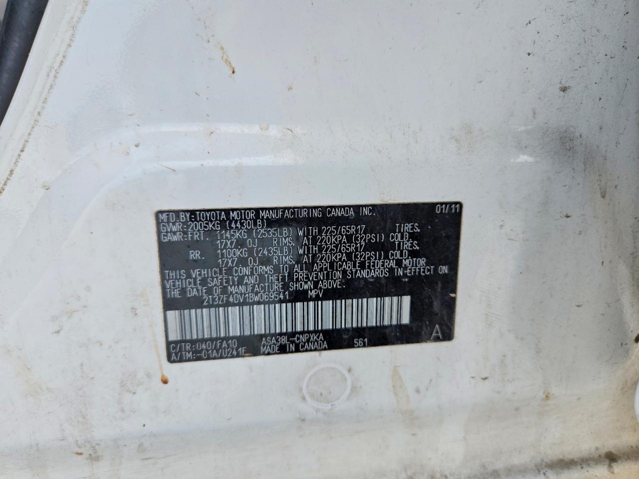 2011 TOYOTA RAV4