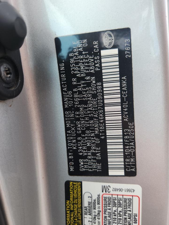 2007 TOYOTA CAMRY
