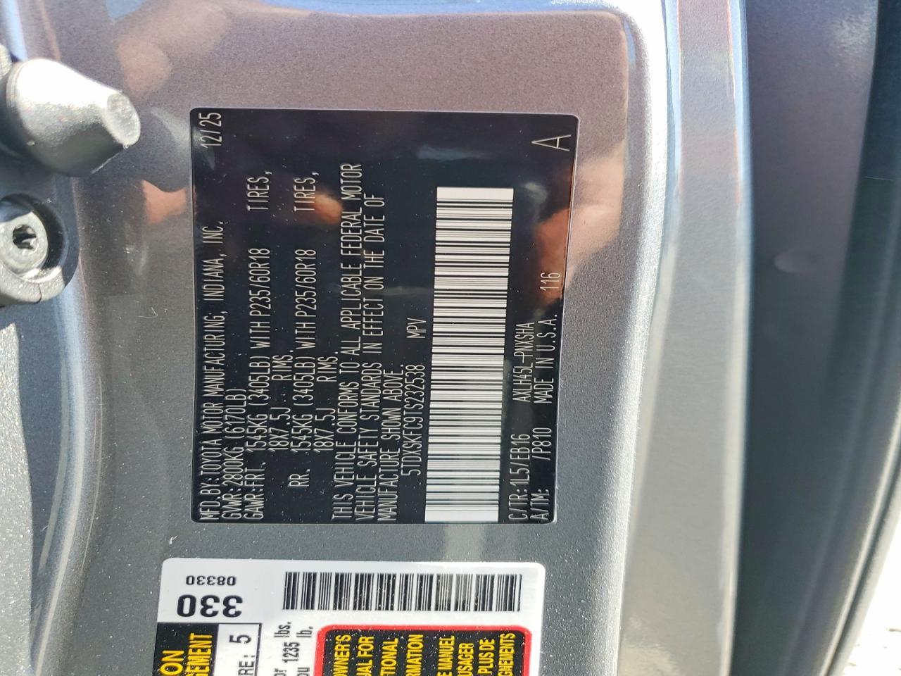 2026 TOYOTA SIENNA