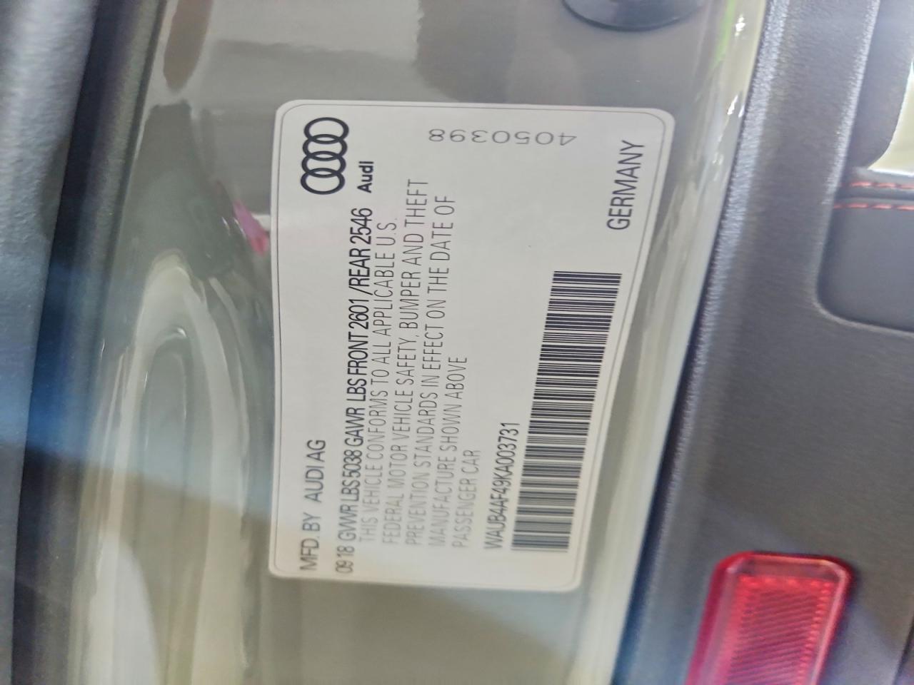 2019 AUDI S4
