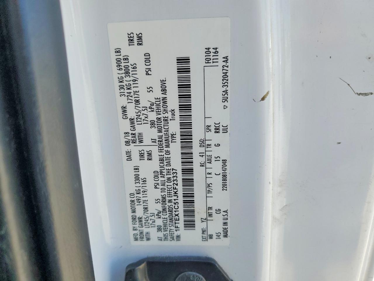 2018 FORD F150