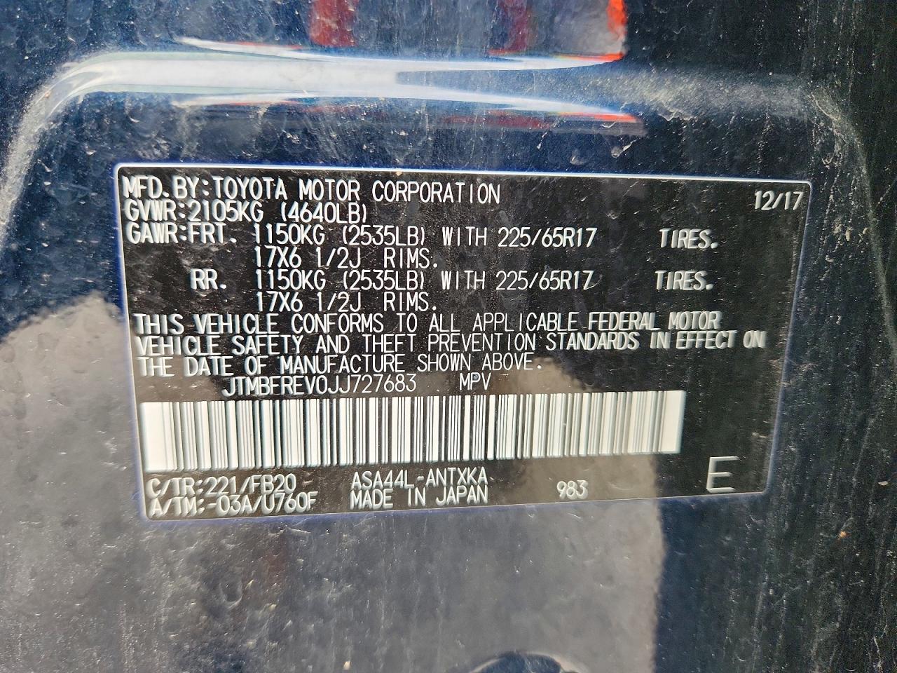 2018 TOYOTA RAV4