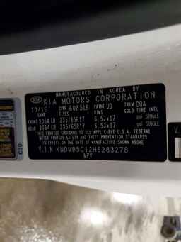 2017 KIA SEDONA