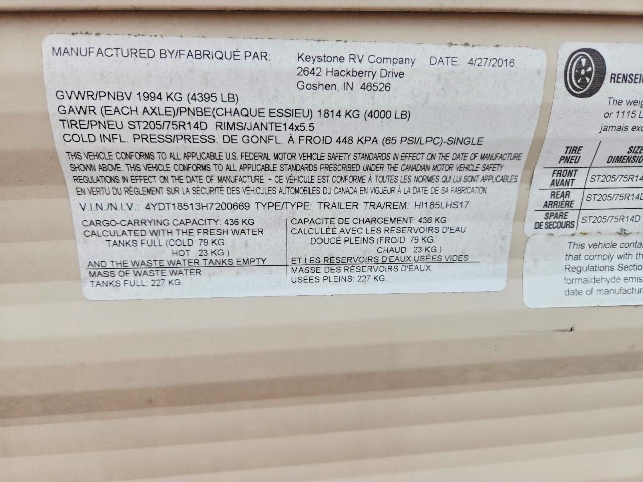 2017 Keystone Rv