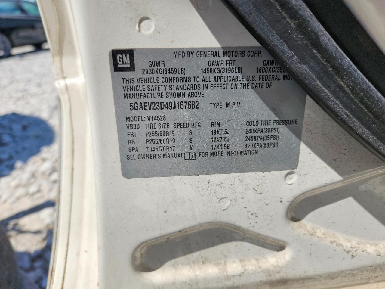 2009 BUICK ENCLAVE