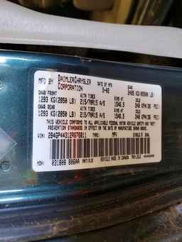 2002 DODGE GRAND CARAVAN