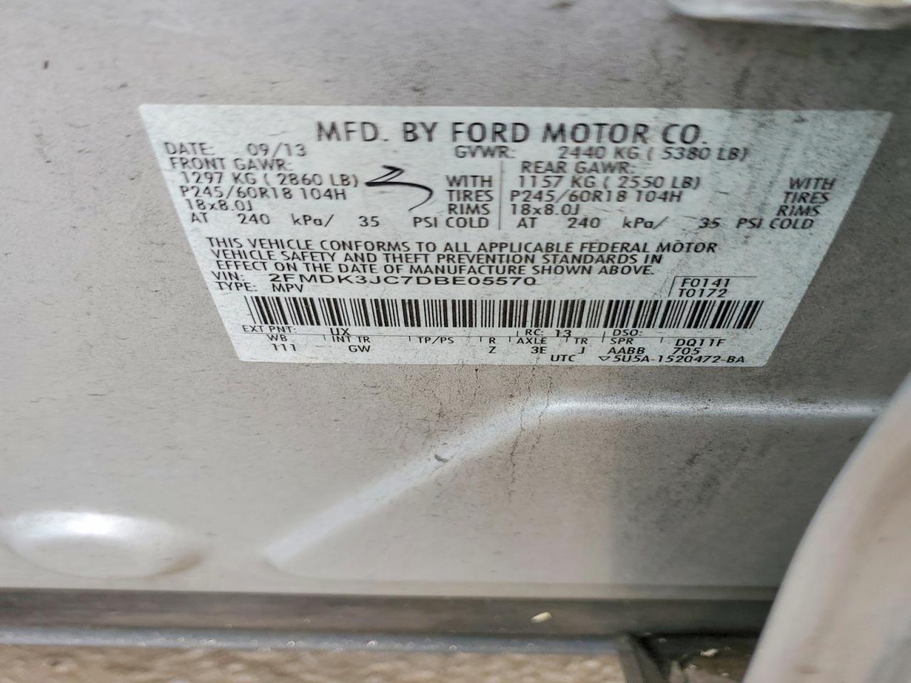 2013 FORD EDGE