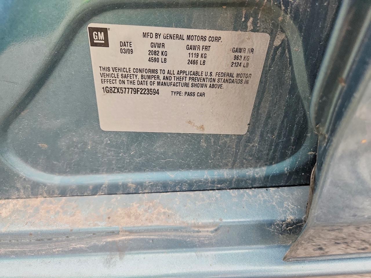 2009 SATURN Aura