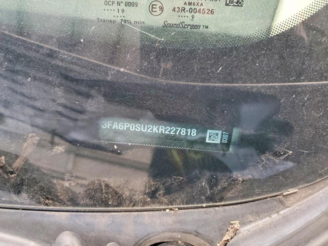 2019 FORD FUSION