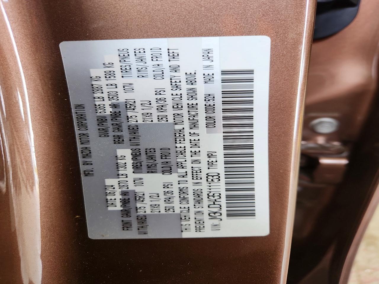 2025 MAZDA Cx-70