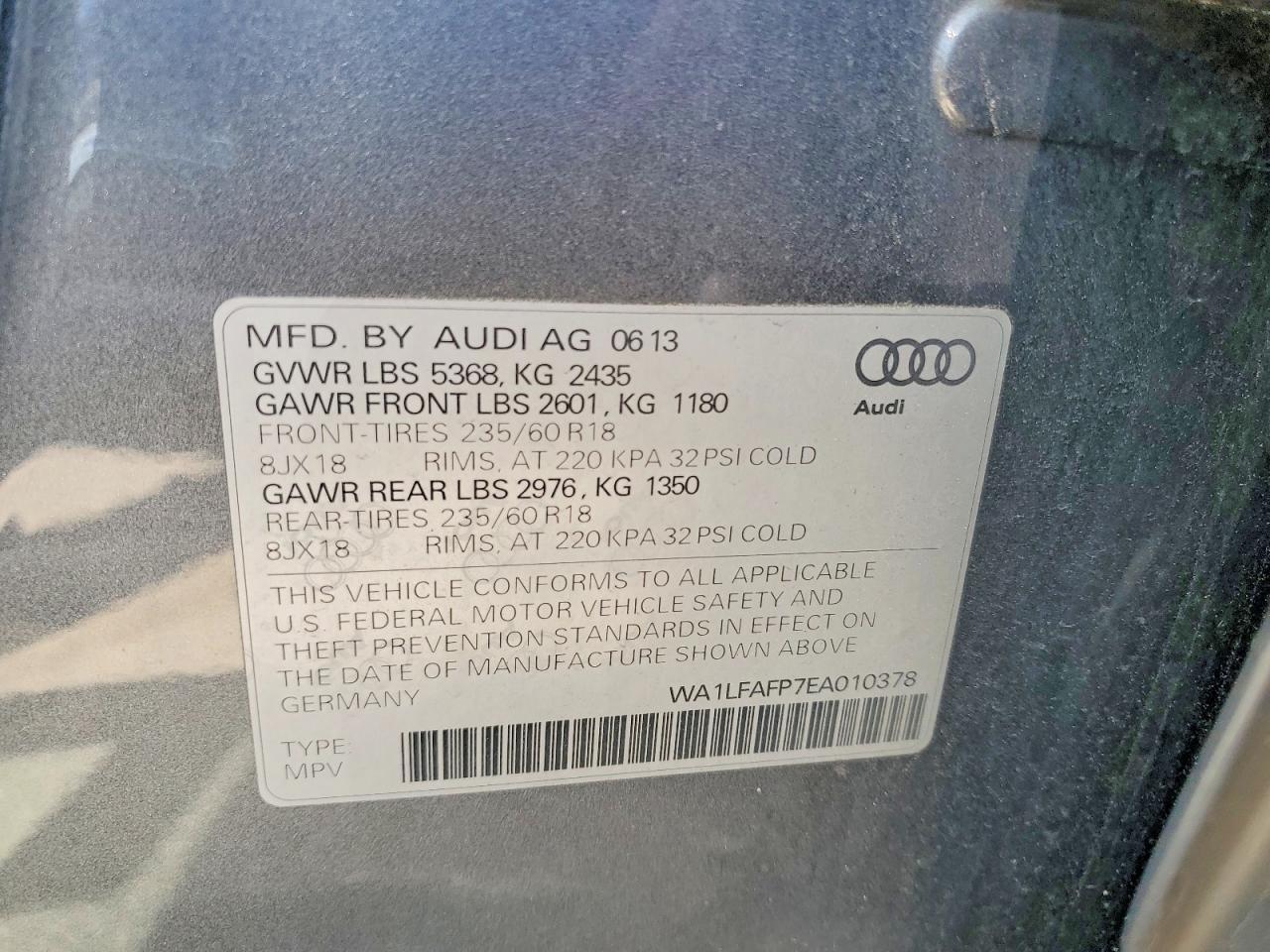2014 AUDI Q5