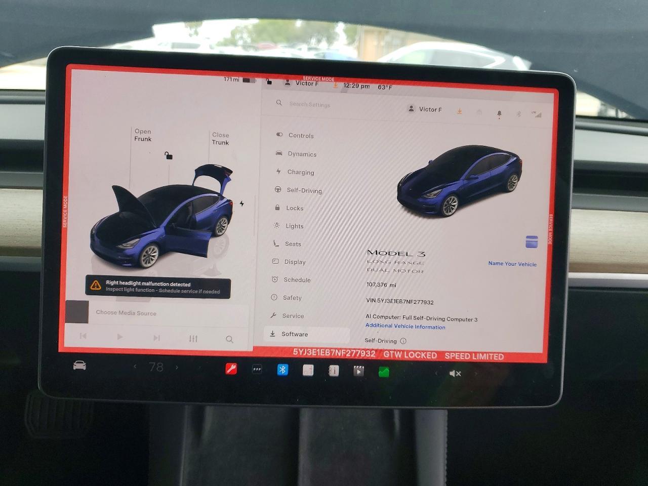 2022 TESLA MODEL 3