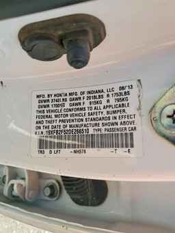 2013 HONDA CIVIC