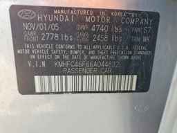 2006 HYUNDAI Azera