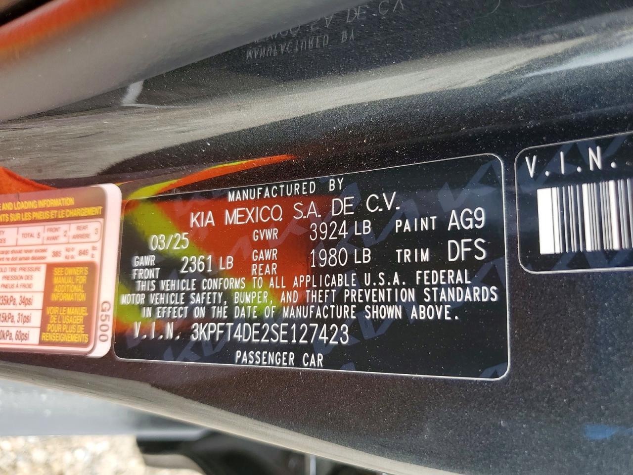 2025 KIA K4