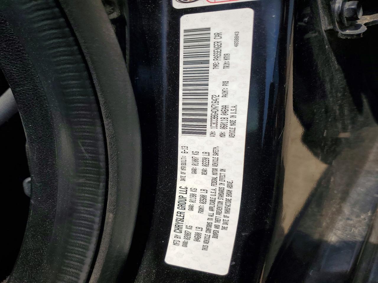 2013 CHRYSLER 200