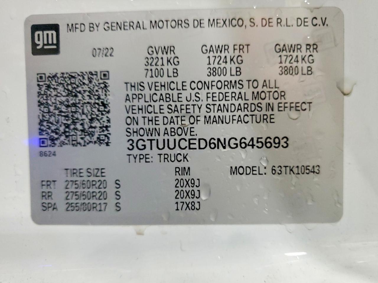 2022 GMC Sierra