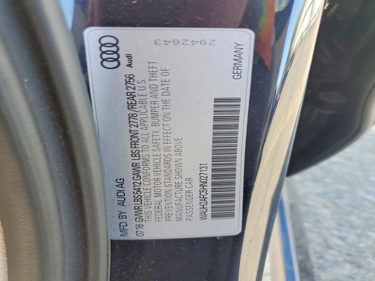 2017 AUDI A6