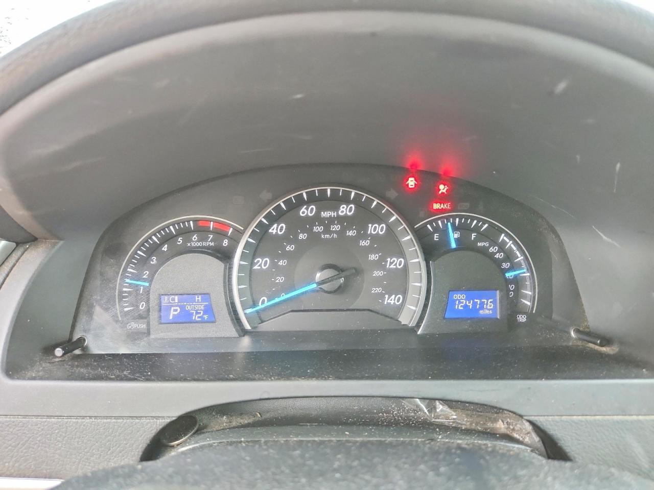 2012 TOYOTA CAMRY