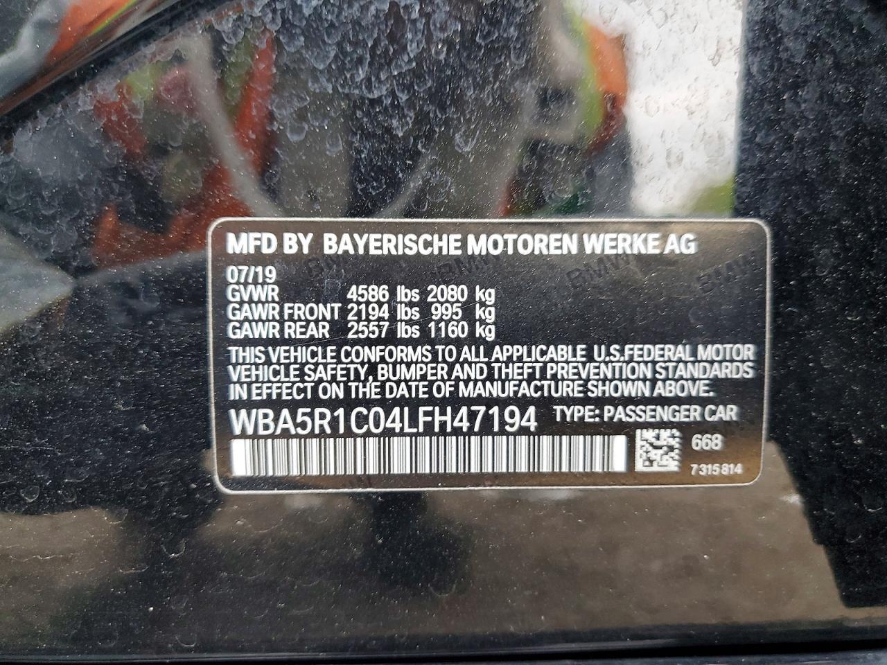 2020 BMW 3 SERIES