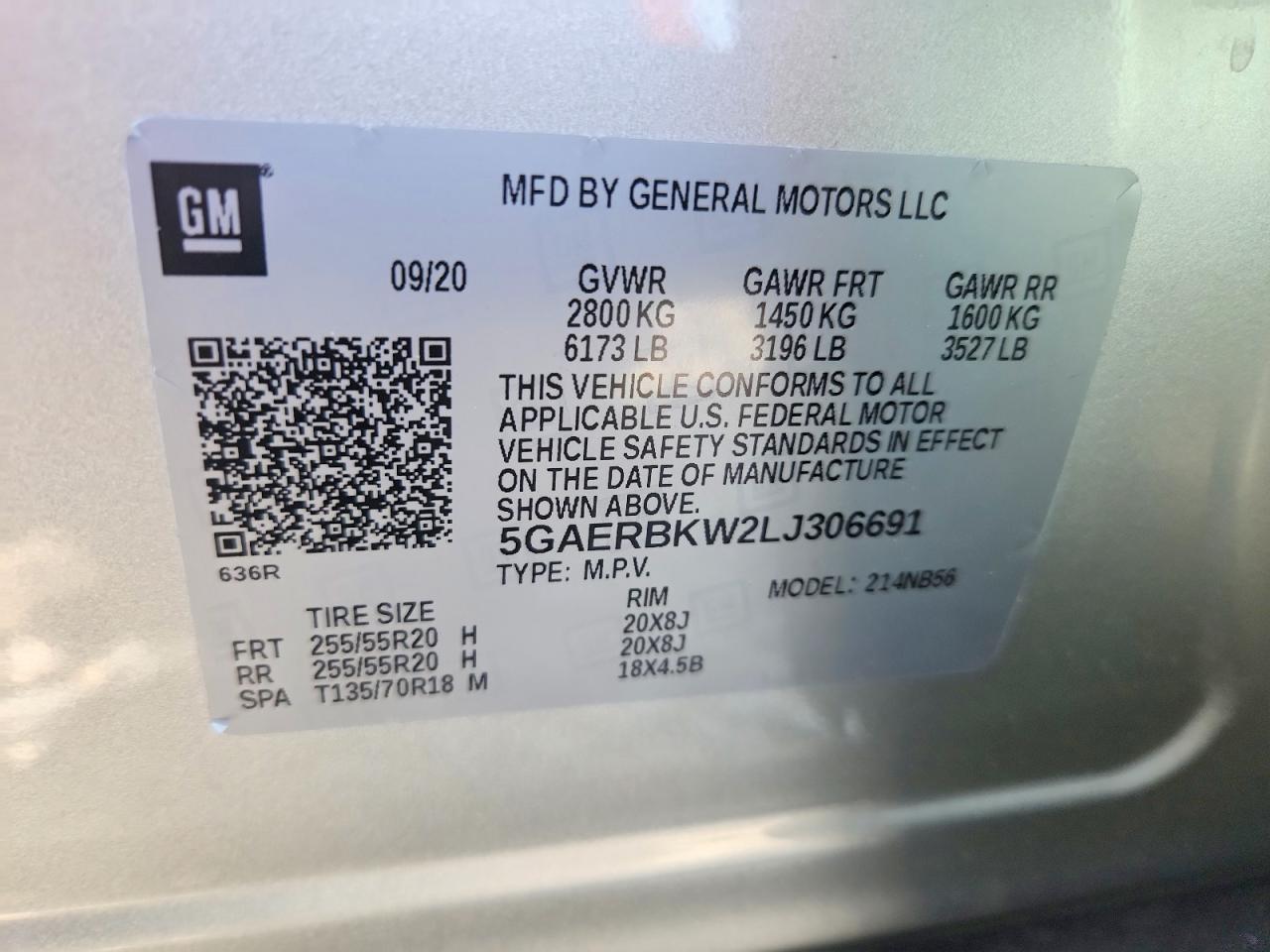 2020 BUICK ENCLAVE