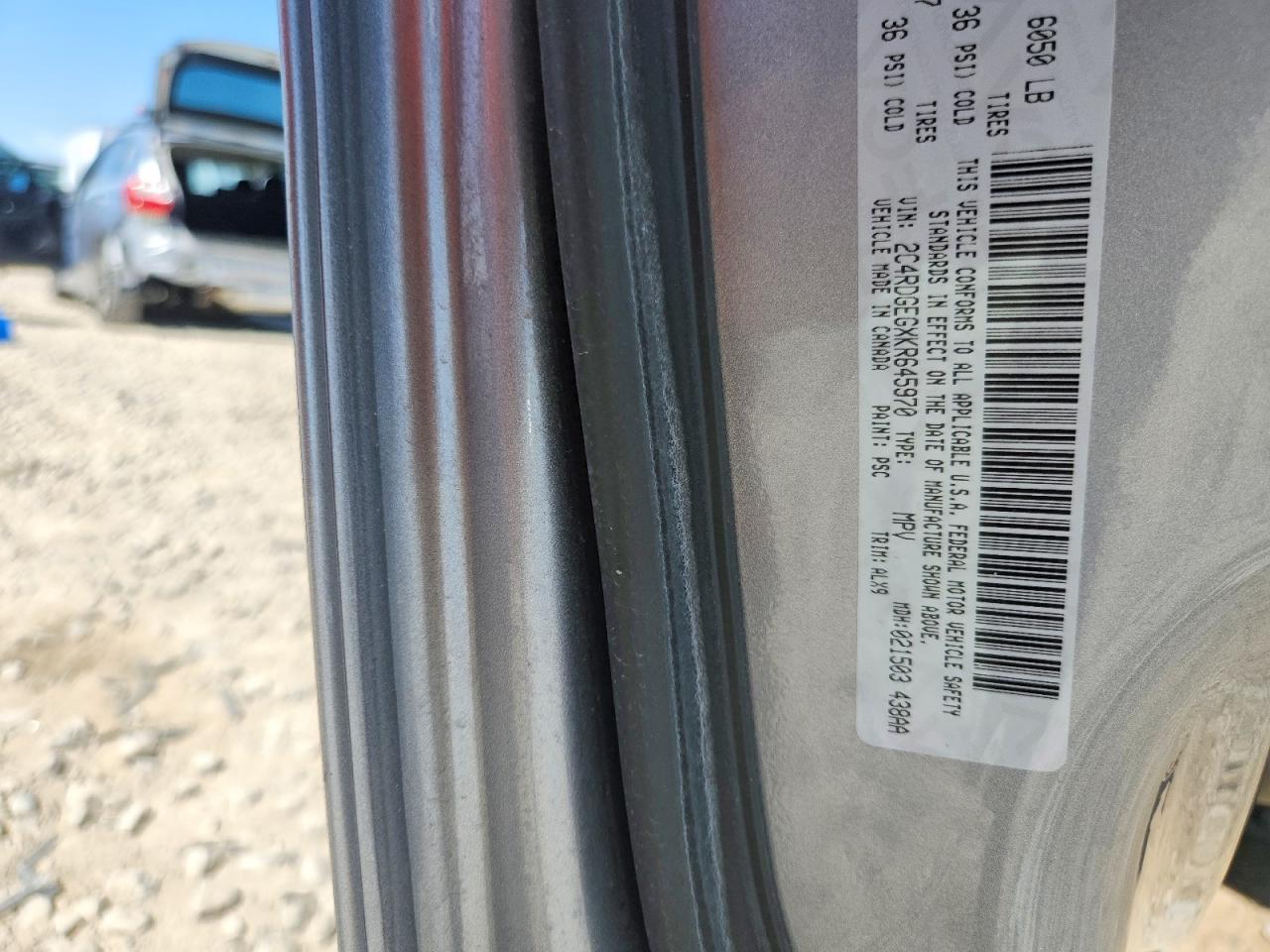 2019 DODGE GRAND CARAVAN
