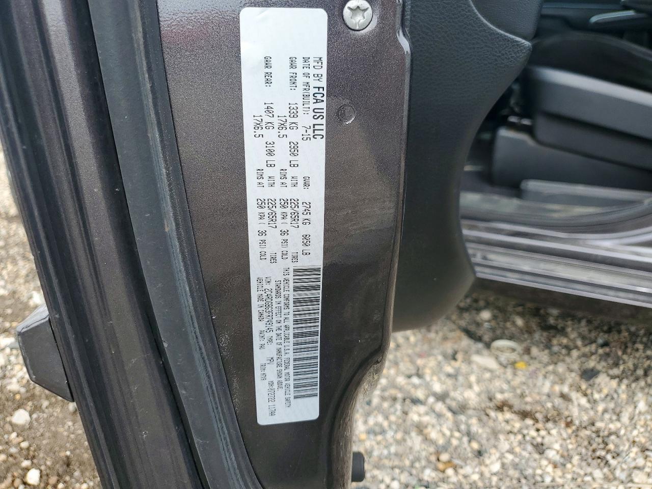 2015 DODGE GRAND CARAVAN