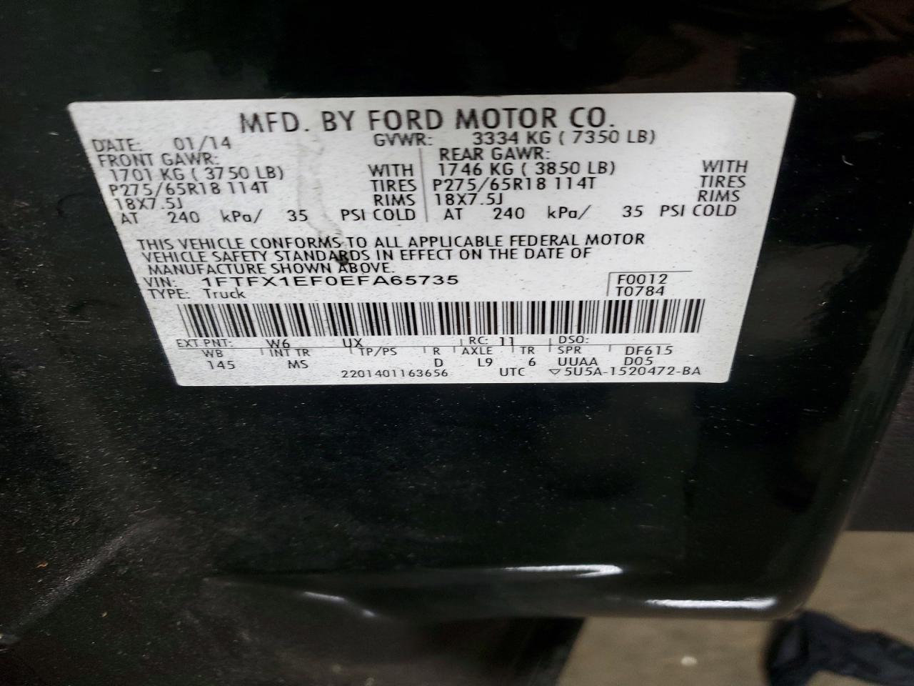 2014 FORD F-150
