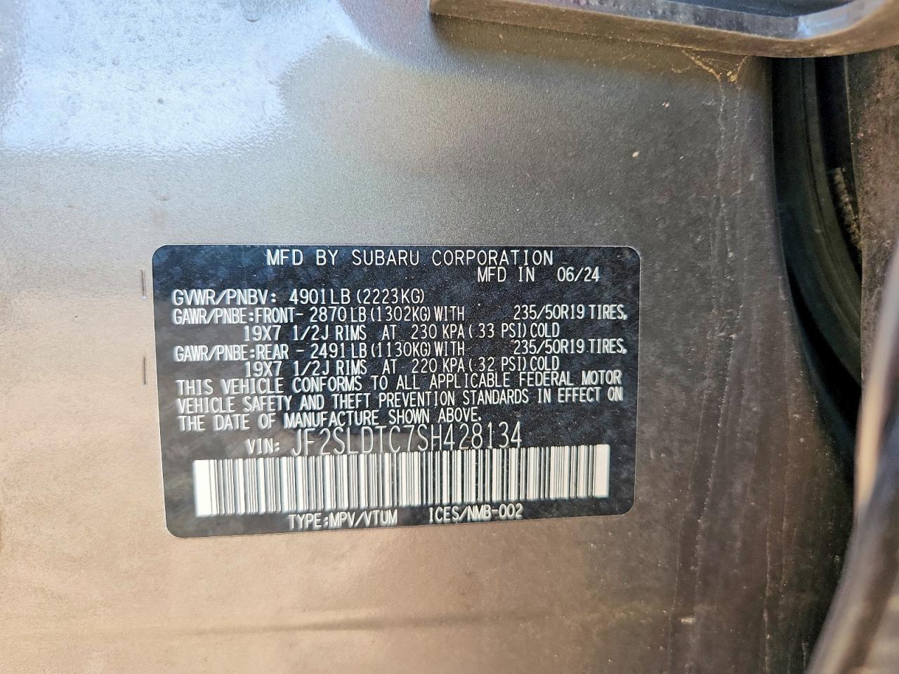 2025 SUBARU FORESTER