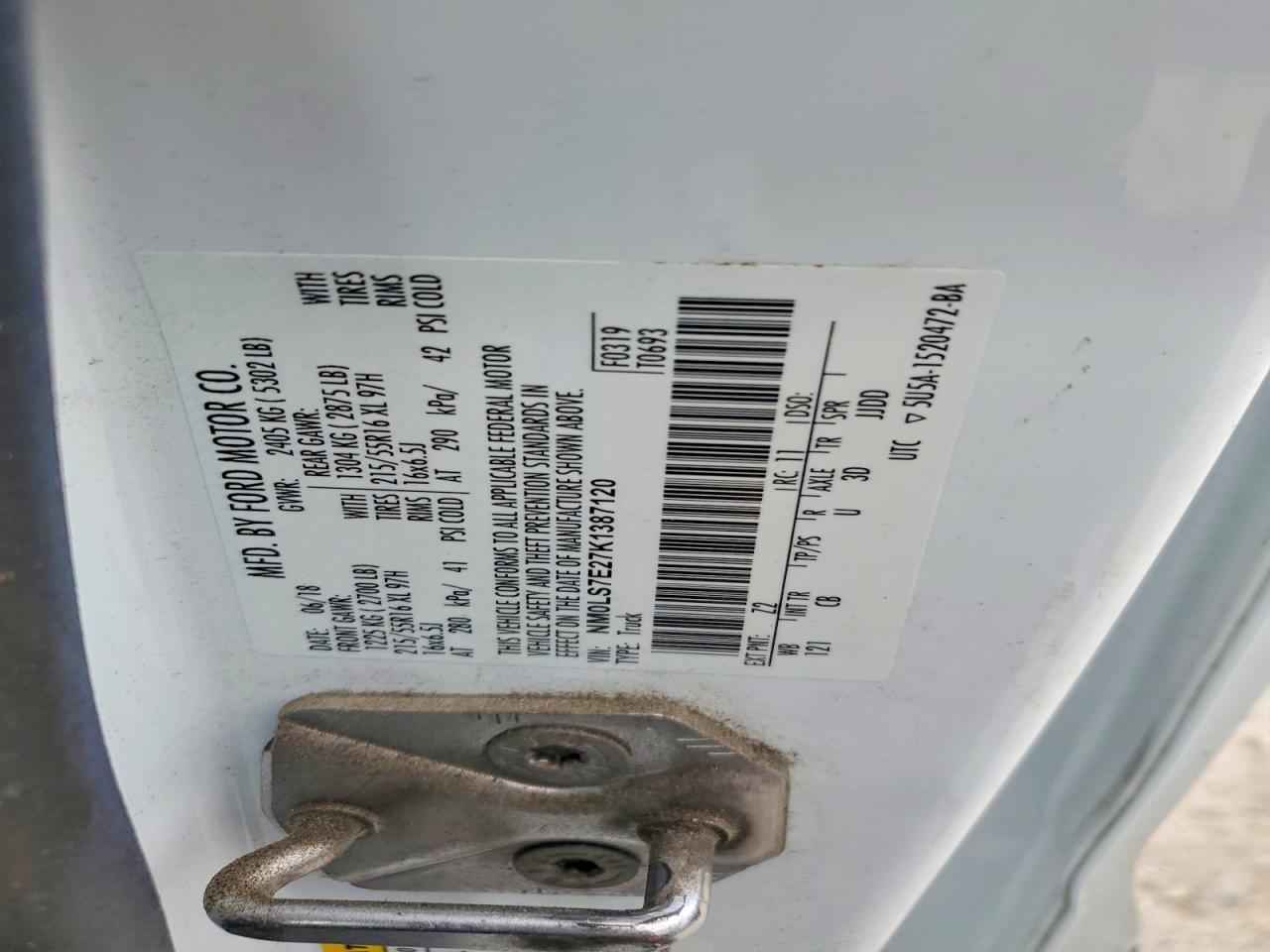 2019 FORD TRANSIT CONNECT