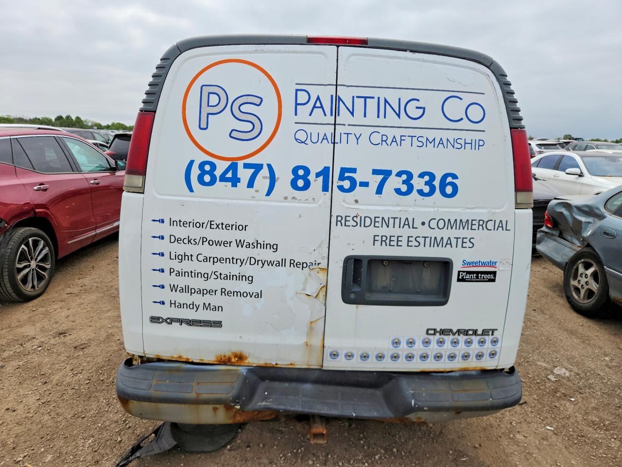 2001 CHEVROLET EXPRESS 2500