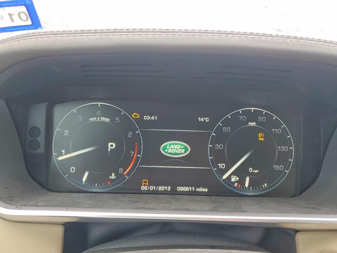 2016 LAND ROVER RANGE ROVER