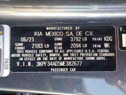 2021 KIA FORTE