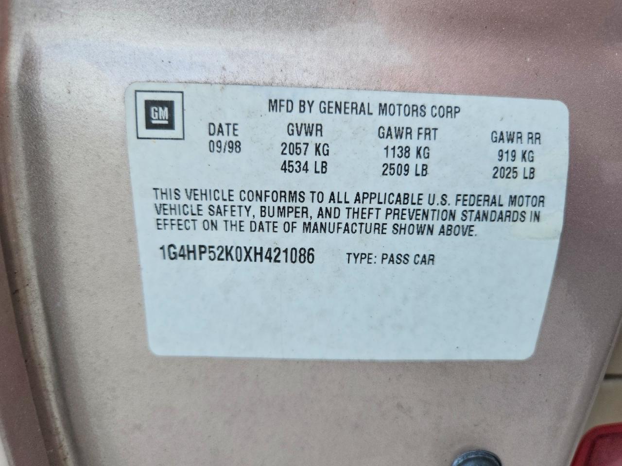 1990 BUICK Lesabre
